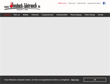 Tablet Screenshot of donsbach-weirauch.de